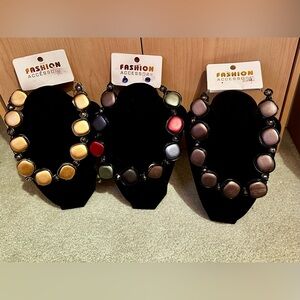 Women's Multicolor Necklace Set (3)